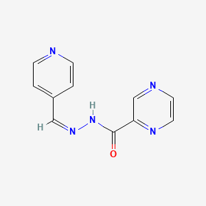 molecular formula C11H9N5O B5911156 N'-(4-pyridinylmethylene)-2-pyrazinecarbohydrazide 