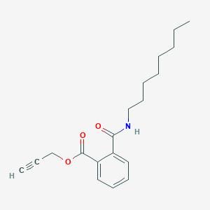 molecular formula C19H25NO3 B5911185 2-propyn-1-yl 2-[(octylamino)carbonyl]benzoate 
