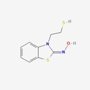 molecular formula C9H10N2OS2 B5911293 3-(2-mercaptoethyl)-1,3-benzothiazol-2(3H)-one oxime CAS No. 30761-17-2