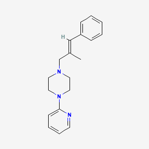 molecular formula C19H23N3 B5911309 1-(2-methyl-3-phenyl-2-propen-1-yl)-4-(2-pyridinyl)piperazine 