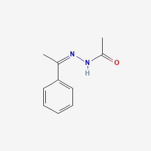 molecular formula C10H12N2O B5911322 N'-(1-phenylethylidene)acetohydrazide 