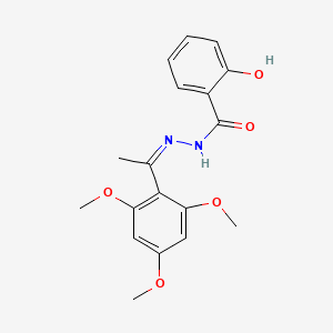 2-hydroxy-N'-[1-(2,4,6-trimethoxyphenyl)ethylidene]benzohydrazide