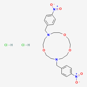 molecular formula C24H34Cl2N4O7 B591140 VU 590 dihydrochloride CAS No. 313505-85-0