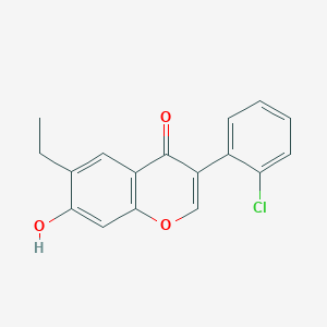 molecular formula C17H13ClO3 B5911600 3-(2-chlorophenyl)-6-ethyl-7-hydroxy-4H-chromen-4-one 