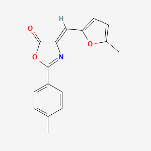 4-[(5-methyl-2-furyl)methylene]-2-(4-methylphenyl)-1,3-oxazol-5(4H)-one