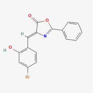4-(4-bromo-2-hydroxybenzylidene)-2-phenyl-1,3-oxazol-5(4H)-one