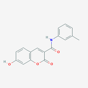 molecular formula C17H13NO4 B5911740 7-hydroxy-N-(3-methylphenyl)-2-oxo-2H-chromene-3-carboxamide 