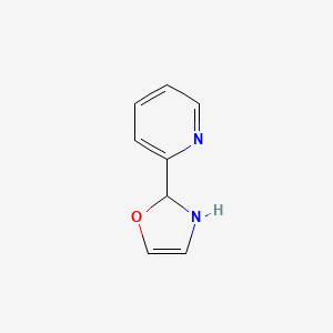 molecular formula C8H8N2O B591175 2-(Pyridin-2-yl)-2,3-dihydrooxazole CAS No. 137426-95-0