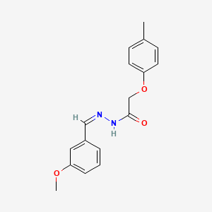molecular formula C17H18N2O3 B5911798 N'-(3-methoxybenzylidene)-2-(4-methylphenoxy)acetohydrazide 