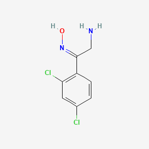 2-amino-1-(2,4-dichlorophenyl)ethanone oxime