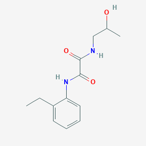 molecular formula C13H18N2O3 B5912276 N-(2-ethylphenyl)-N'-(2-hydroxypropyl)ethanediamide 