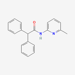 molecular formula C20H18N2O B5912318 N-(6-methyl-2-pyridinyl)-2,2-diphenylacetamide 