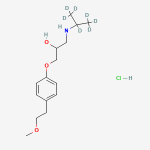 molecular formula C15H19D7ClNO3 B591236 Metoprolol-D7 Hydrochloride CAS No. 1219798-61-4