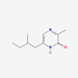 molecular formula C10H16N2O B591242 3-Methyl-6-(2-methylbutyl)pyrazin-2(1H)-one CAS No. 125781-28-4