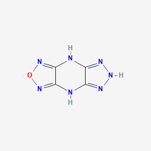 molecular formula C4H3N7O B5912440 6,8-dihydro-4H-[1,2,5]oxadiazolo[3,4-b][1,2,3]triazolo[4,5-e]pyrazine 