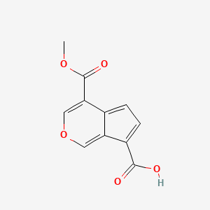 molecular formula C11H8O5 B591260 Cerberic acid CAS No. 65597-44-6