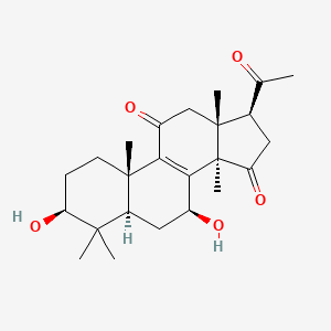 molecular formula C24H34O5 B591281 Lucidone A CAS No. 97653-92-4