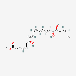 molecular formula C23H34O5 B591289 Resolvin D2 Methyl Ester CAS No. 810668-53-2