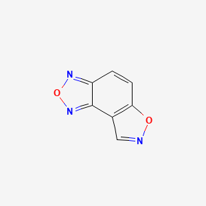 molecular formula C7H3N3O2 B591296 [1,2]Oxazolo[4,5-e][2,1,3]benzoxadiazole CAS No. 126877-68-7