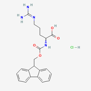 (2R)-5-(diaminomethylideneamino)-2-(9H-fluoren-9-ylmethoxycarbonylamino)pentanoic acid;hydrochloride