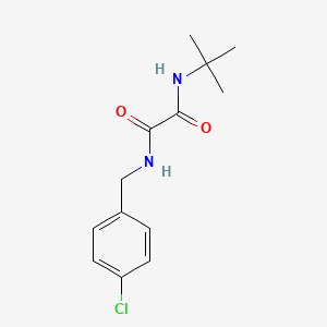 molecular formula C13H17ClN2O2 B5913027 N-(tert-butyl)-N'-(4-chlorobenzyl)ethanediamide 
