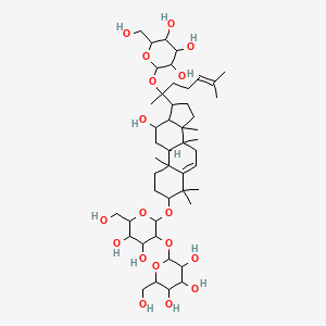 molecular formula C48H80O18 B591310 5,6-Dehydrogensenoside Rd CAS No. 1268459-68-2