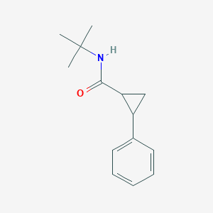molecular formula C14H19NO B5913187 N-(tert-butyl)-2-phenylcyclopropanecarboxamide 