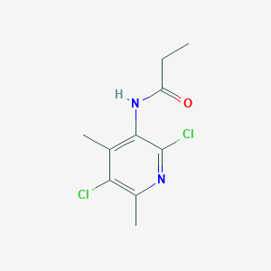 molecular formula C10H12Cl2N2O B5913219 N-(2,5-dichloro-4,6-dimethylpyridin-3-yl)propanamide 