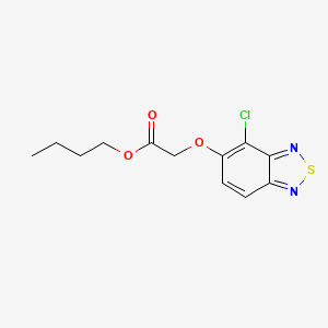 molecular formula C12H13ClN2O3S B5913229 butyl [(4-chloro-2,1,3-benzothiadiazol-5-yl)oxy]acetate 