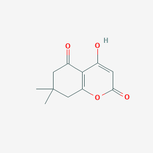 molecular formula C11H12O4 B5913257 4-羟基-7,7-二甲基-7,8-二氢-2H-色烯-2,5(6H)-二酮 