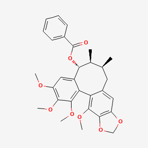 molecular formula C30H32O8 B591329 Benzoylgomisin O CAS No. 130783-32-3