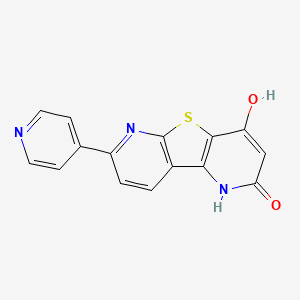 4-hydroxy-7-(4-pyridinyl)pyrido[2',3':4,5]thieno[2,3-b]pyridin-2(1H)-one