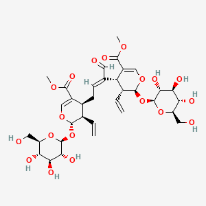 molecular formula C34H46O19 B591355 (E)-醛糖苦参苷 CAS No. 471271-55-3