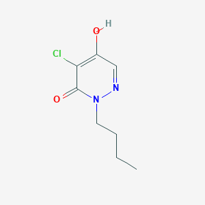 molecular formula C8H11ClN2O2 B5913720 2-butyl-4-chloro-5-hydroxy-3(2H)-pyridazinone CAS No. 64178-64-9