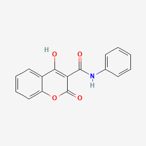 molecular formula C16H11NO4 B5913723 4-hydroxy-2-oxo-N-phenyl-2H-chromene-3-carboxamide CAS No. 14206-95-2