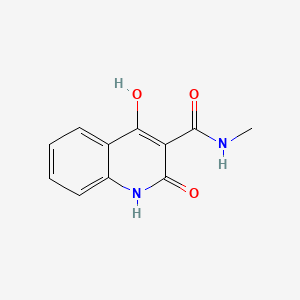 molecular formula C11H10N2O3 B5913729 4-hydroxy-N-methyl-2-oxo-1,2-dihydro-3-quinolinecarboxamide CAS No. 128366-01-8