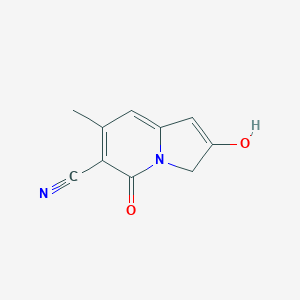 molecular formula C10H8N2O2 B5913787 5-hydroxy-7-methyl-2-oxo-2,3-dihydroindolizine-6-carbonitrile 