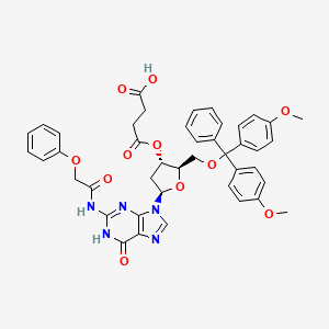 5'-O-(4,4'-Dimethoxytrityl)-N2-phenoxyacetyl-2'-deoxyguanosine-3'-O-succinate