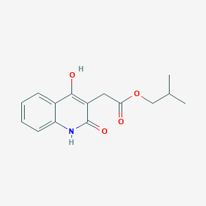 isobutyl (4-hydroxy-2-oxo-1,2-dihydro-3-quinolinyl)acetate