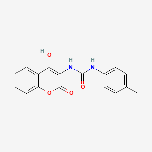 molecular formula C17H14N2O4 B5913817 N-(4-hydroxy-2-oxo-2H-chromen-3-yl)-N'-(4-methylphenyl)urea 