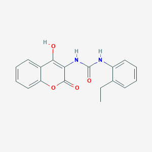 molecular formula C18H16N2O4 B5913818 N-(2-ethylphenyl)-N'-(4-hydroxy-2-oxo-2H-chromen-3-yl)urea 