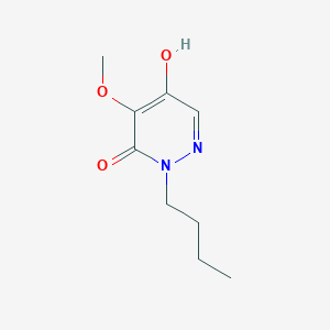 molecular formula C9H14N2O3 B5913876 2-butyl-5-hydroxy-4-methoxy-3(2H)-pyridazinone 