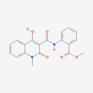 molecular formula C19H16N2O5 B5913887 methyl 2-{[(4-hydroxy-1-methyl-2-oxo-1,2-dihydro-3-quinolinyl)carbonyl]amino}benzoate 
