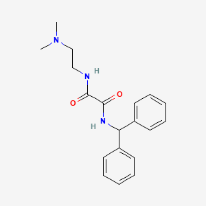 molecular formula C19H23N3O2 B5913991 N-[2-(dimethylamino)ethyl]-N'-(diphenylmethyl)ethanediamide 