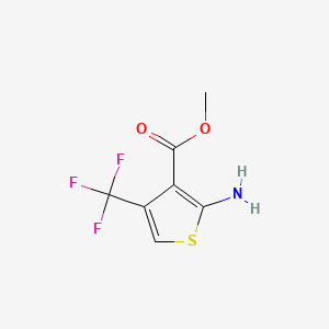 molecular formula C7H6F3NO2S B591418 2-氨基-4-(三氟甲基)噻吩-3-羧酸甲酯 CAS No. 1094619-74-5