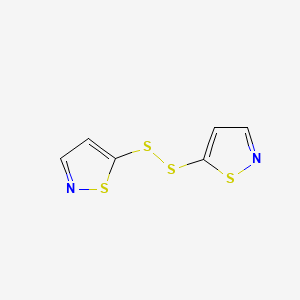 molecular formula C6H4N2S4 B591426 5-(1,2-Thiazol-5-yldisulfanyl)-1,2-thiazole CAS No. 1450644-28-6