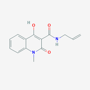 molecular formula C14H14N2O3 B5914288 N-allyl-4-hydroxy-1-methyl-2-oxo-1,2-dihydro-3-quinolinecarboxamide 