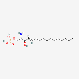 molecular formula C16H34NO5P B591434 C16 Sphingosine-1-phosphate CAS No. 709026-60-8