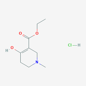 molecular formula C9H16ClNO3 B5914399 ethyl 4-hydroxy-1-methyl-1,2,5,6-tetrahydro-3-pyridinecarboxylate hydrochloride 