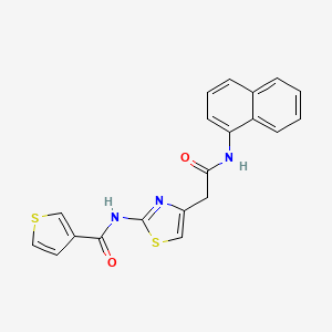 N-1-Naphthalenyl-2-[(3-thienylcarbonyl)amino]-4-thiazoleacetamide